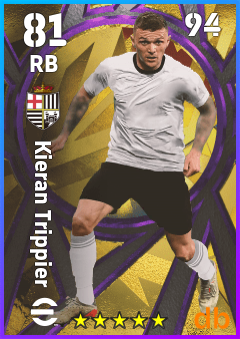 Kieran Trippier — RB, OVR 81, MAX 94