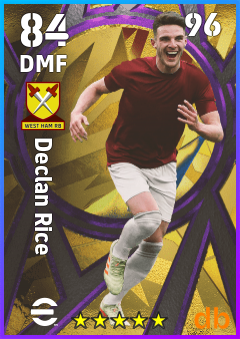 Declan Rice eFootball player card
