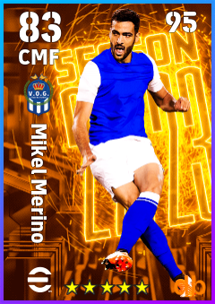 Mikel Merino — CMF, OVR 83, MAX 95