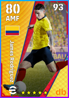 James Rodríguez eFootball player card