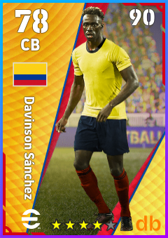 Davinson Sánchez eFootball player card
