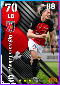 Ogiwara Takuya — LB, OVR 70, MAX 88