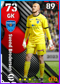 Svend Brodersen — GK, OVR 73, MAX 89