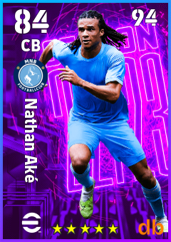 Nathan Aké — CB, OVR 84, MAX 94