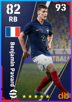 Benjamin Pavard eFootball player card