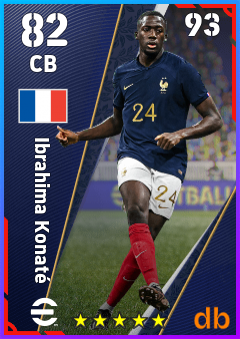 Ibrahima Konaté — CB, OVR 82, MAX 93