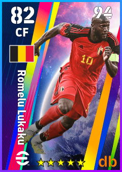 Romelu Lukaku — CF, OVR 82, MAX 94