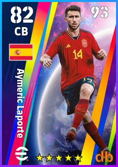 Aymeric Laporte — CB, OVR 82, MAX 93