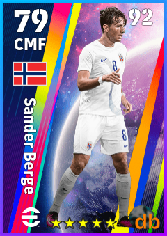Sander Berge — CMF, OVR 79, MAX 92