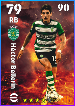 Héctor Bellerín — RB, OVR 79, MAX 90