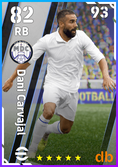 Dani Carvajal — RB, OVR 82, MAX 93