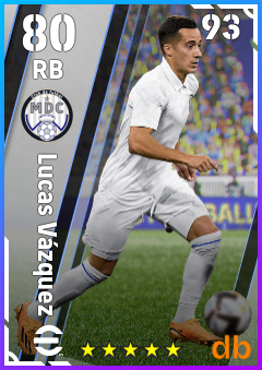 Lucas Vázquez — RB, OVR 80, MAX 93