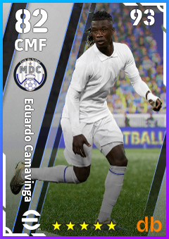 Eduardo Camavinga — CMF, OVR 82, MAX 93