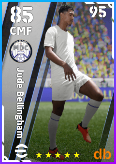 Jude Bellingham — CMF, OVR 85, MAX 95