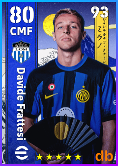 Davide Frattesi — CMF, OVR 80, MAX 93