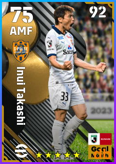 Inui Takashi eFootball player card