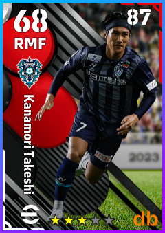 Kanamori Takeshi — RMF, OVR 68, MAX 87