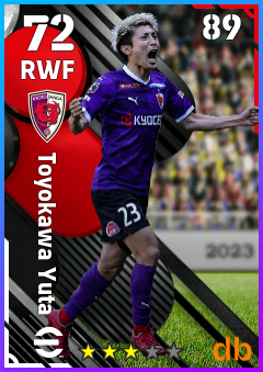 Toyokawa Yuta — RWF, OVR 72, MAX 89