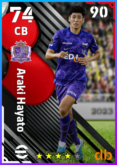 Araki Hayato eFootball player card