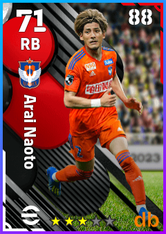 Arai Naoto eFootball player card