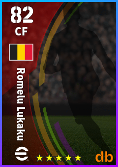 Romelu Lukaku — CF, OVR 82, MAX 82