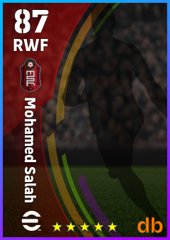 Mohamed Salah — RWF, OVR 87, MAX 87