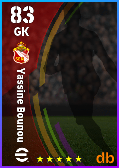Yassine Bounou — GK, OVR 83, MAX 83