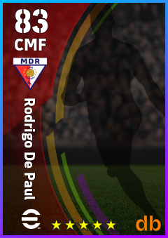 Rodrigo De Paul — CMF, OVR 83, MAX 83