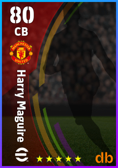 Harry Maguire — CB, OVR 80, MAX 80