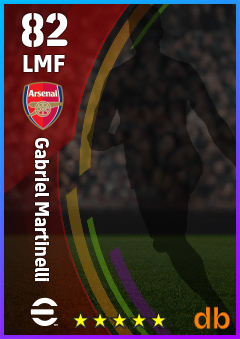 Gabriel Martinelli eFootball player card