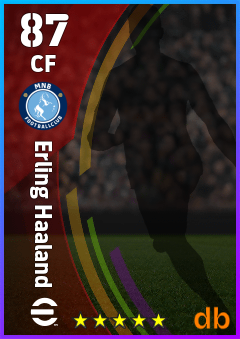 Erling Haaland eFootball player card