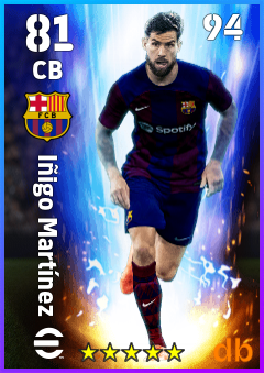 Iñigo Martínez — CB, OVR 81, MAX 94