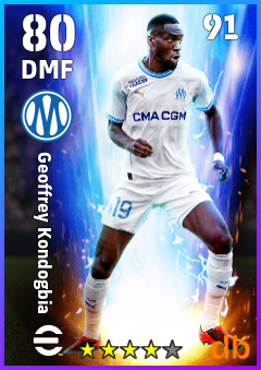 Geoffrey Kondogbia — DMF, OVR 80, MAX 91