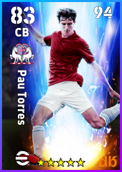 Pau Torres — CB, OVR 83, MAX 94