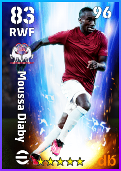 Moussa Diaby — RWF, OVR 83, MAX 96
