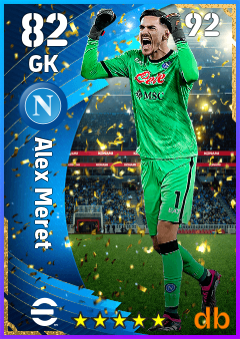 Alex Meret — GK, OVR 82, MAX 92