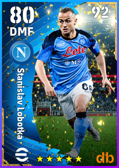 Stanislav Lobotka — DMF, OVR 80, MAX 92