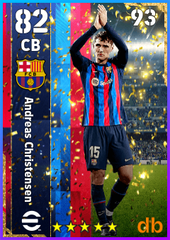 Andreas Christensen — CB, OVR 82, MAX 93