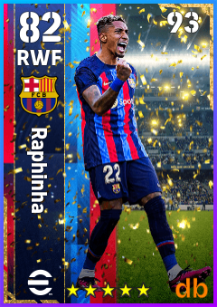 Raphinha eFootball player card