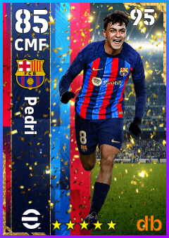 Pedri eFootball player card