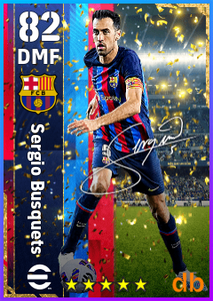 Sergio Busquets eFootball player card