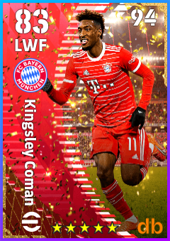 Kingsley Coman eFootball player card
