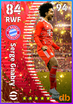 Serge Gnabry eFootball player card