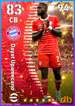 Dayot Upamecano eFootball player card