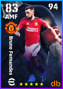 Bruno Fernandes eFootball player card