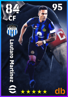 Lautaro Martínez — CF, OVR 84, MAX 95
