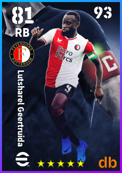 Lutsharel Geertruida — RB, OVR 81, MAX 93