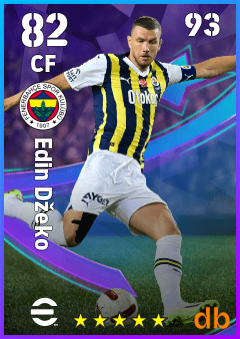 Edin Džeko — CF, OVR 82, MAX 93