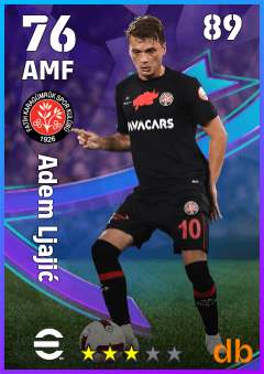 Adem Ljajić — AMF, OVR 76, MAX 89