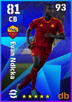 Evan Ndicka — CB, OVR 81, MAX 93